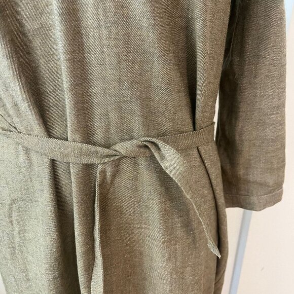 ANNE WILLI PARIS Linen/Wool Blend Tunic Dress Size 4 - Picture 5 of 10